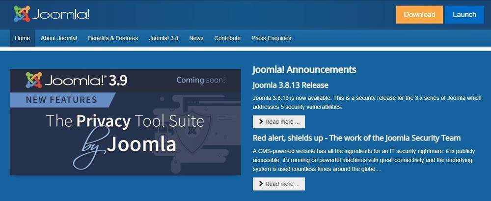 CMS система Joomla