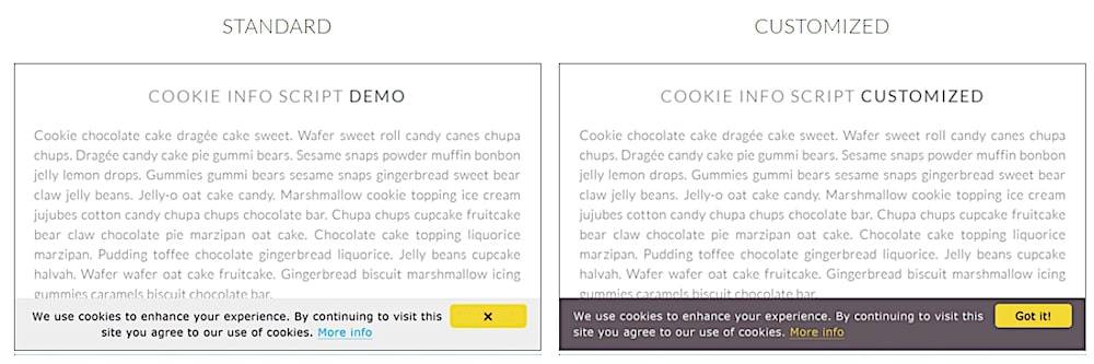 Создание cookie предупреждения на свой сайт продвижение сайта в рязани