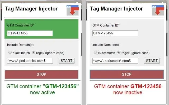 Браузерное расширение Tag Manager Injector