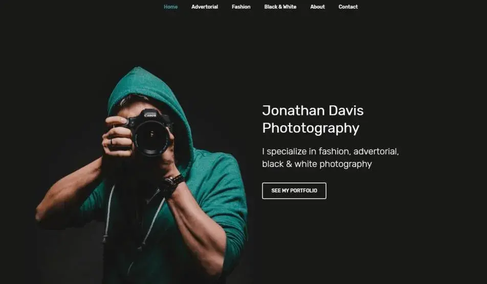 Создаем сайт фотографа