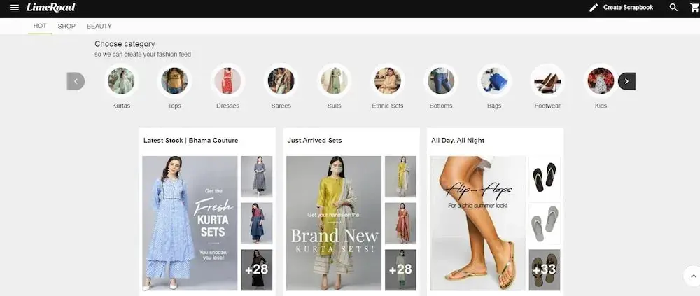 Пример создания интернет-магазина одежды