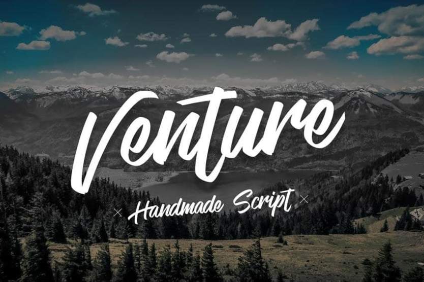 Рукописный шрифт Venture