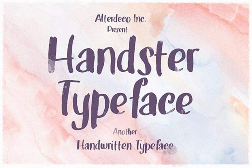 Рукописный шрифт Handster Typeface