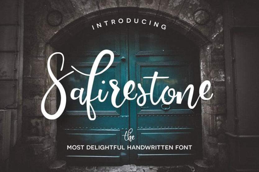 Рукописный шрифт Safirestone Font