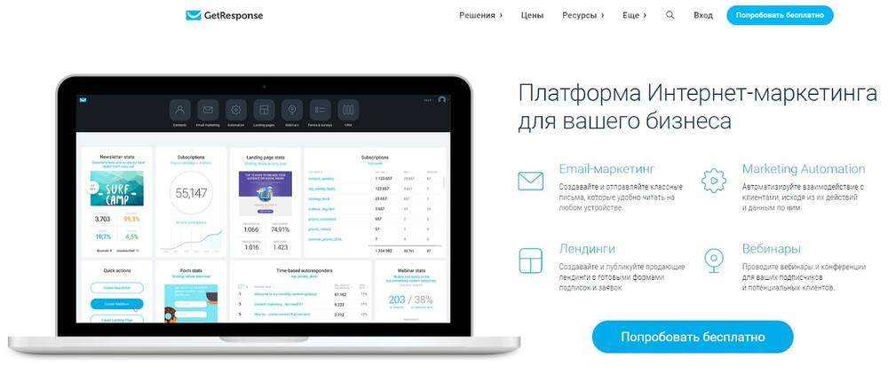 Как сделать e-mail рассылку на GetResponse Сервис для e-mail рассылок GetResponse