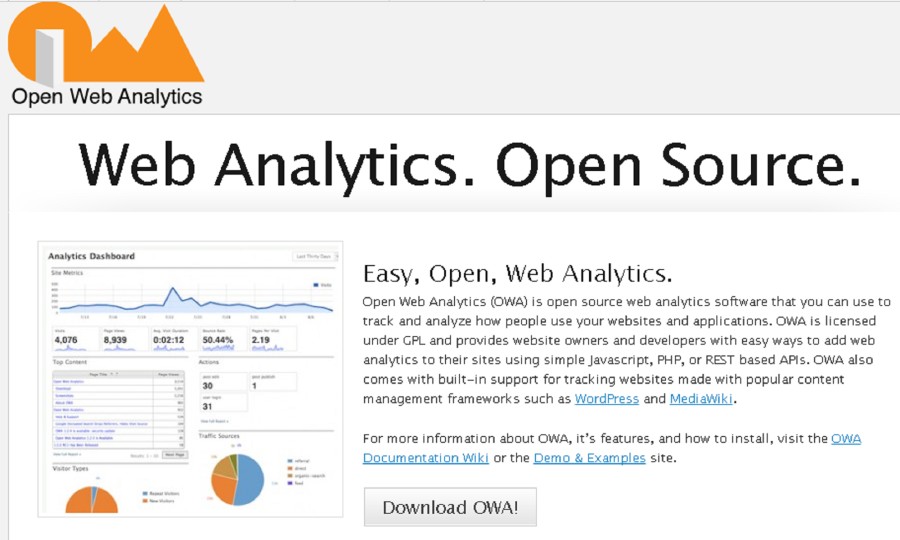 Open Web Analytics Open Web Analytics - UMI