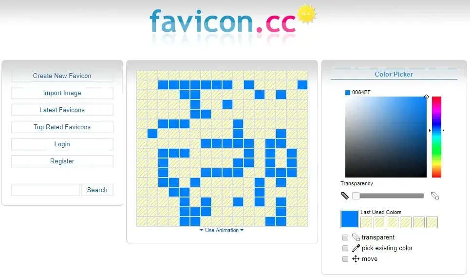Favicon  - иконки для сайта функционал favicon.cc